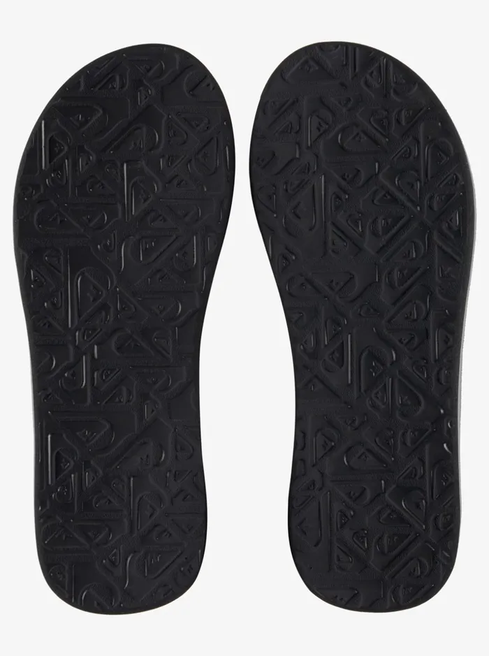 Men Quiksilver Sandals Carver Squish Sandals Blackgreyblack Men Quiksilver Sandals Carver Squish Sandals Blackgreyblack