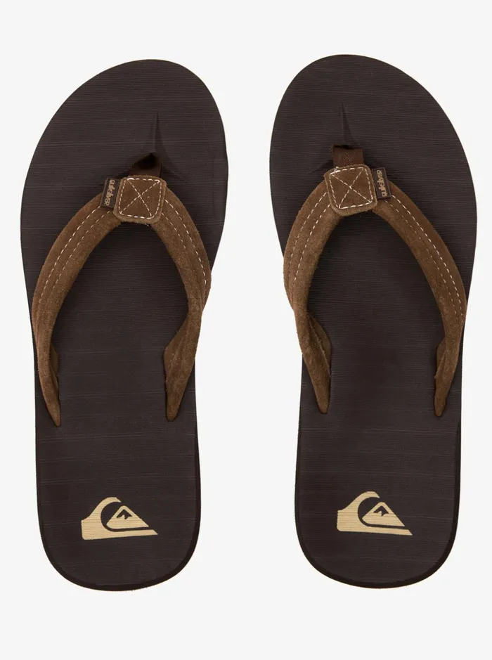 Men Quiksilver Sandals Carver Suede Leather Sandals Demitasse 8211 Solid Men Quiksilver Sandals Carver Suede Leather Sandals Demitasse 8211 Solid