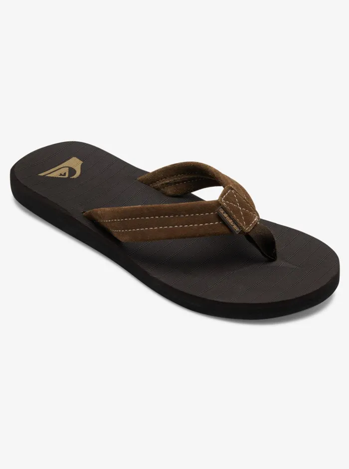 Men Quiksilver Sandals Carver Suede Leather Sandals Demitasse 8211 Solid Men Quiksilver Sandals Carver Suede Leather Sandals Demitasse 8211 Solid