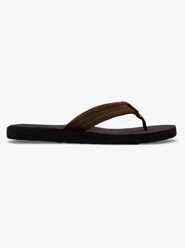 Men Quiksilver Sandals Carver Suede Leather Sandals Demitasse 8211 Solid Men Quiksilver Sandals Carver Suede Leather Sandals Demitasse 8211 Solid