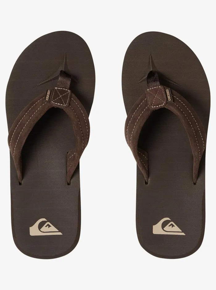 Men Quiksilver Sandals Carver Suede Leather Sandals Demitasse 8211 Solid Men Quiksilver Sandals Carver Suede Leather Sandals Demitasse 8211 Solid