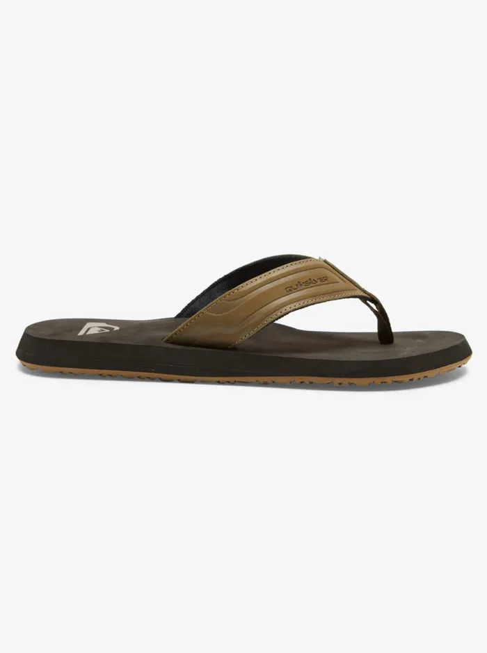 Men Quiksilver Sandals Monkey Wrench Core Slide Sandals Tan 1 Men Quiksilver Sandals Monkey Wrench Core Slide Sandals Tan 1