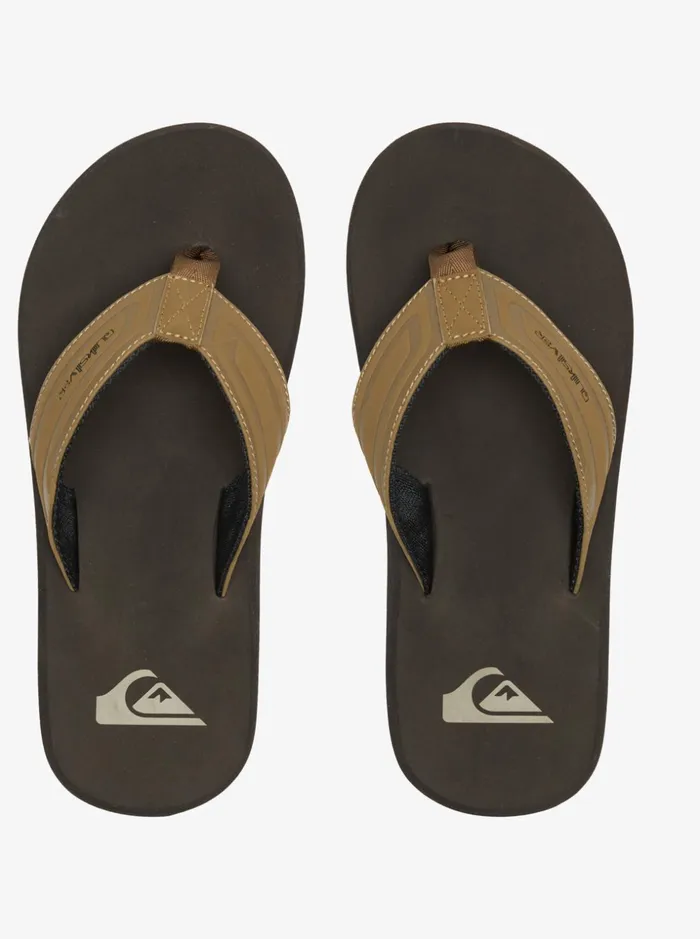 Men Quiksilver Sandals Monkey Wrench Core Slide Sandals Tan 1 Men Quiksilver Sandals Monkey Wrench Core Slide Sandals Tan 1