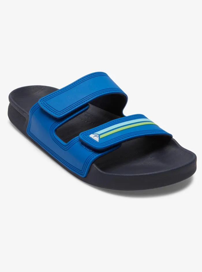 Men Quiksilver Sandals Rivi Double Adjust Sandals Blue 1