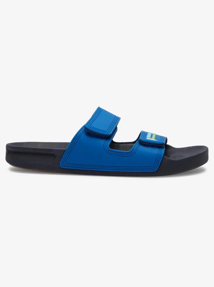 Men Quiksilver Sandals Rivi Double Adjust Sandals Blue 1 Men Quiksilver Sandals Rivi Double Adjust Sandals Blue 1