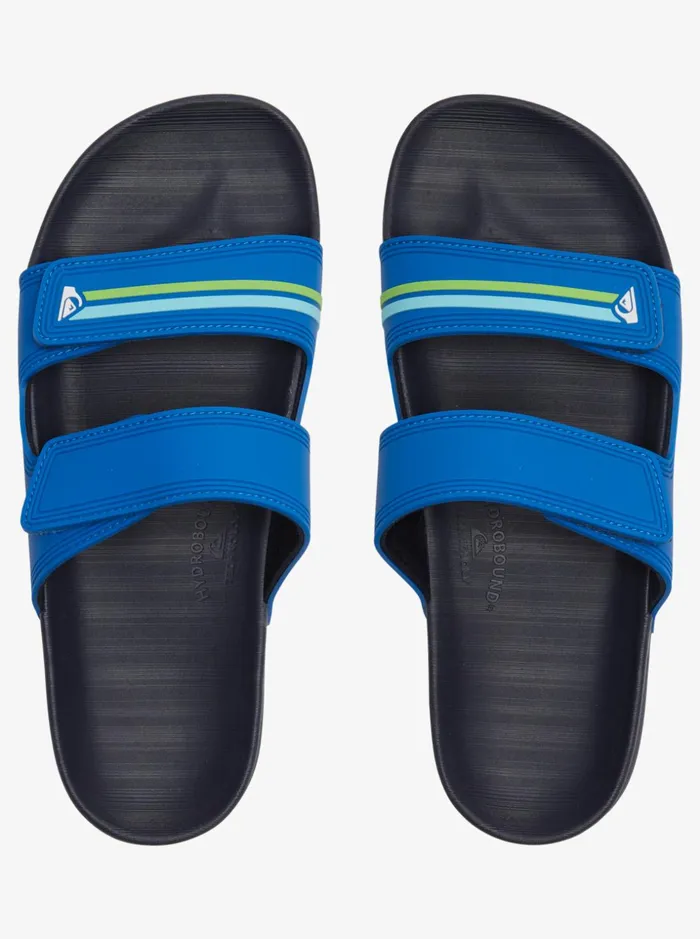 Men Quiksilver Sandals Rivi Double Adjust Sandals Blue 1 Men Quiksilver Sandals Rivi Double Adjust Sandals Blue 1