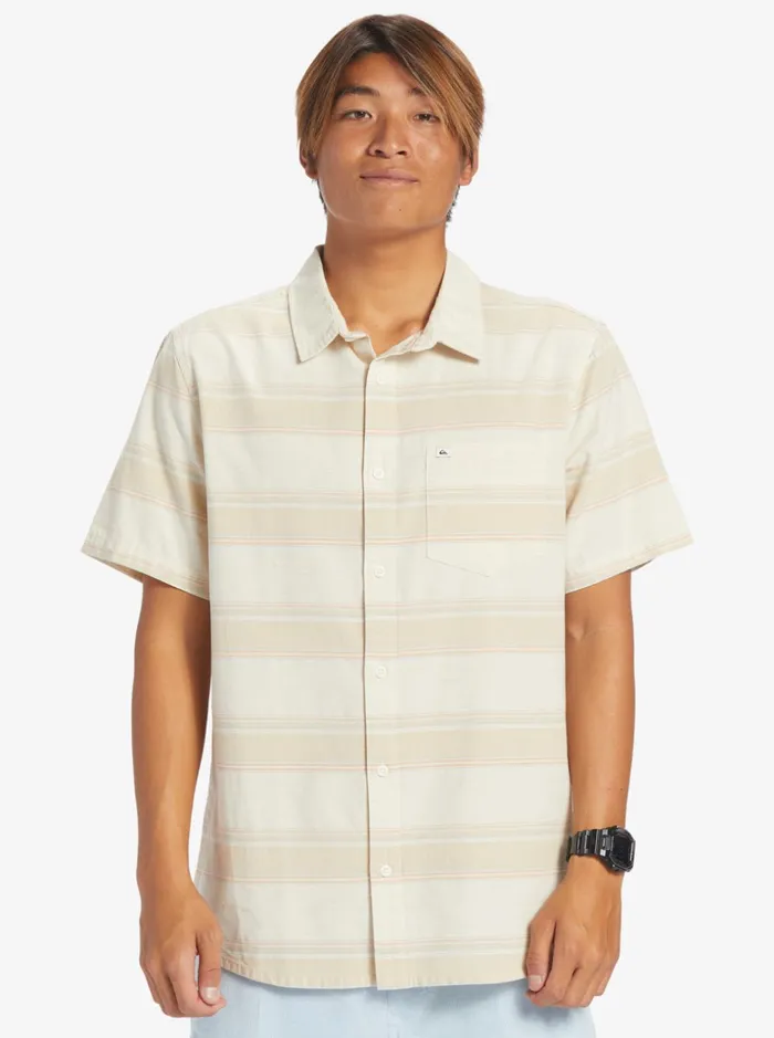 Men Quiksilver Shirts and Polos Cali Sunrise Short Sleeve Shirt Birch Cali Str Men Quiksilver Shirts and Polos Cali Sunrise Short Sleeve Shirt Birch Cali Str