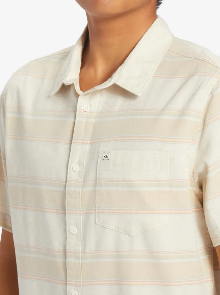 Men Quiksilver Shirts and Polos Cali Sunrise Short Sleeve Shirt Birch Cali Str Men Quiksilver Shirts and Polos Cali Sunrise Short Sleeve Shirt Birch Cali Str