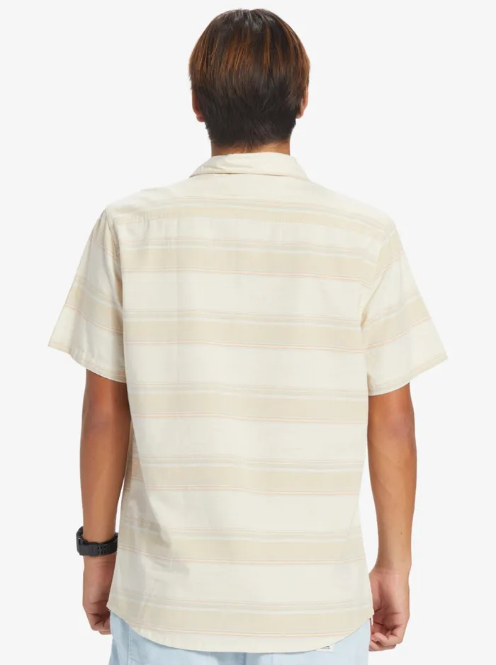Men Quiksilver Shirts and Polos Cali Sunrise Short Sleeve Shirt Birch Cali Str Men Quiksilver Shirts and Polos Cali Sunrise Short Sleeve Shirt Birch Cali Str