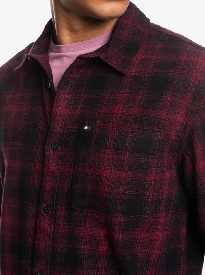 Men Quiksilver Shirts and Polos Ganaway Stretch Long Sleeve Flannel Shirt Black Ganaway Men Quiksilver Shirts and Polos Ganaway Stretch Long Sleeve Flannel Shirt Black Ganaway