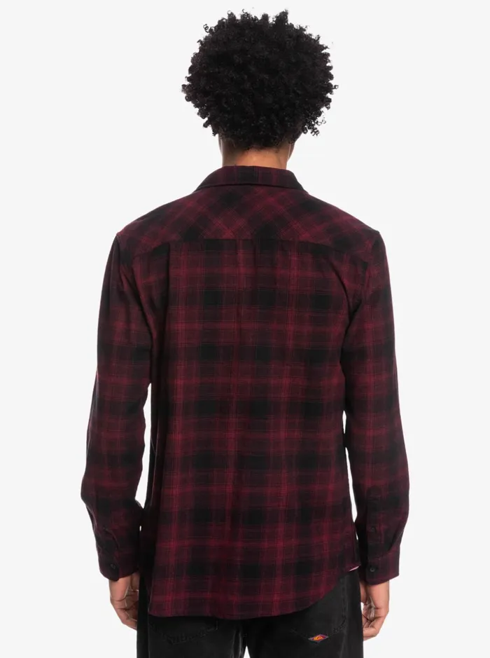 Men Quiksilver Shirts and Polos Ganaway Stretch Long Sleeve Flannel Shirt Black Ganaway Men Quiksilver Shirts and Polos Ganaway Stretch Long Sleeve Flannel Shirt Black Ganaway