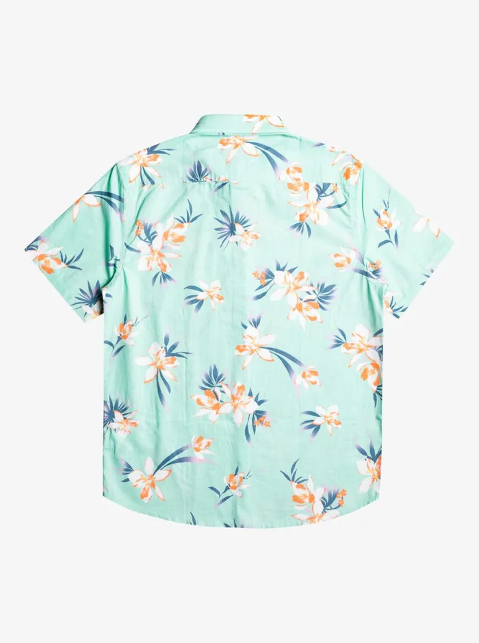 Men Quiksilver Shirts and Polos Holidazed Short Sleeve Shirt Beach Glass Holidazed Men Quiksilver Shirts and Polos Holidazed Short Sleeve Shirt Beach Glass Holidazed