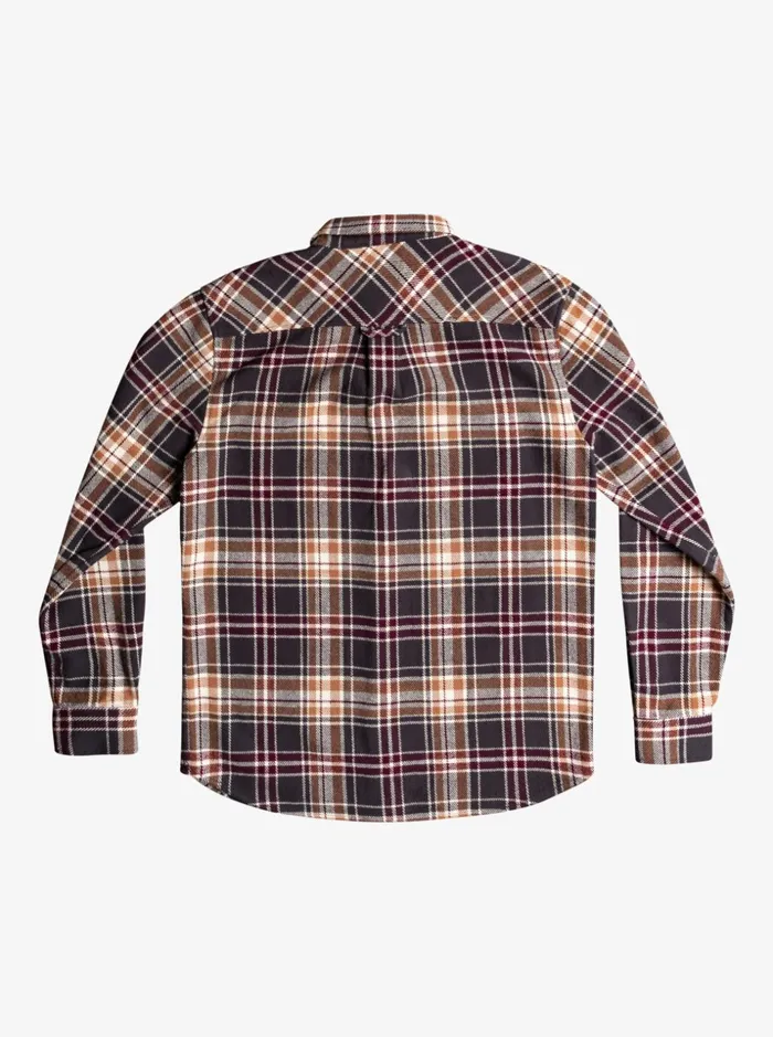 Men Quiksilver Shirts and Polos Intrepide Explorer Long Sleeve Flannel Shirt Phantom Intrepid Men Quiksilver Shirts and Polos Intrepide Explorer Long Sleeve Flannel Shirt Phantom Intrepid