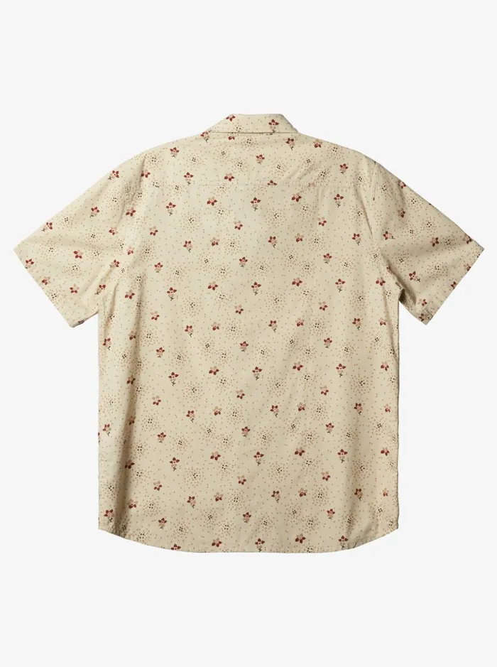 Men Quiksilver Shirts and Polos Summer Petals Short Sleeve Shirt Birch Men Quiksilver Shirts and Polos Summer Petals Short Sleeve Shirt Birch