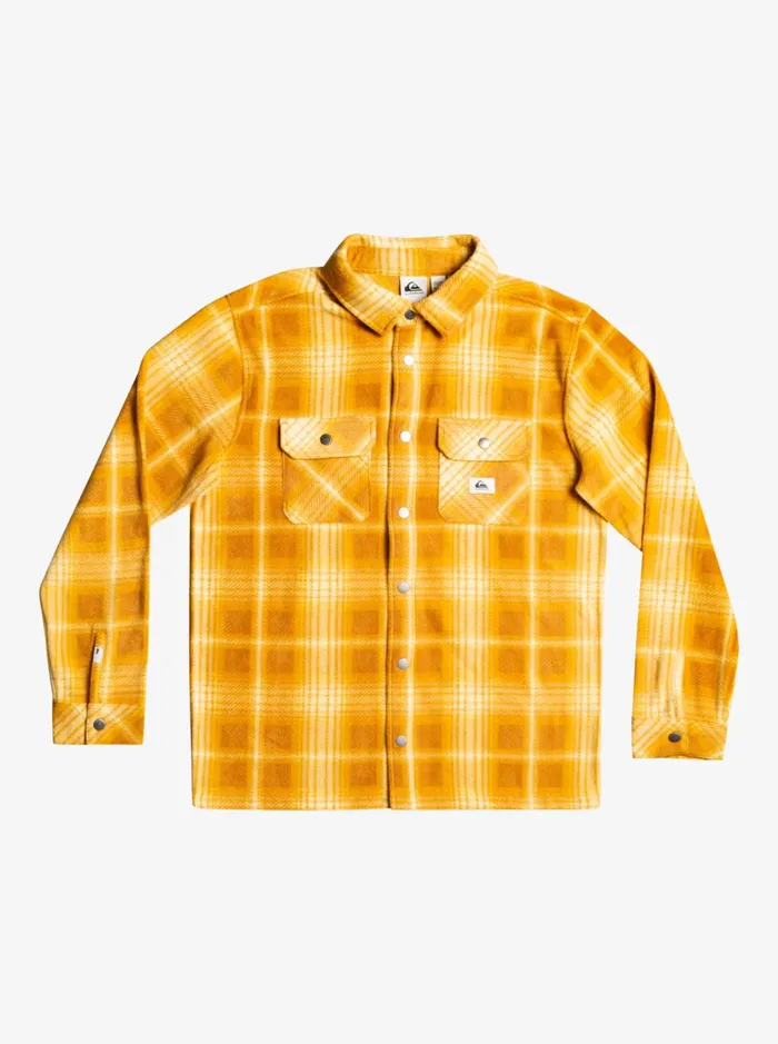 Men Quiksilver Shirts and Polos Surf Days Long Sleeve Flannel Shirt Brown Sugar Shadowplaid Men Quiksilver Shirts and Polos Surf Days Long Sleeve Flannel Shirt Brown Sugar Shadowplaid