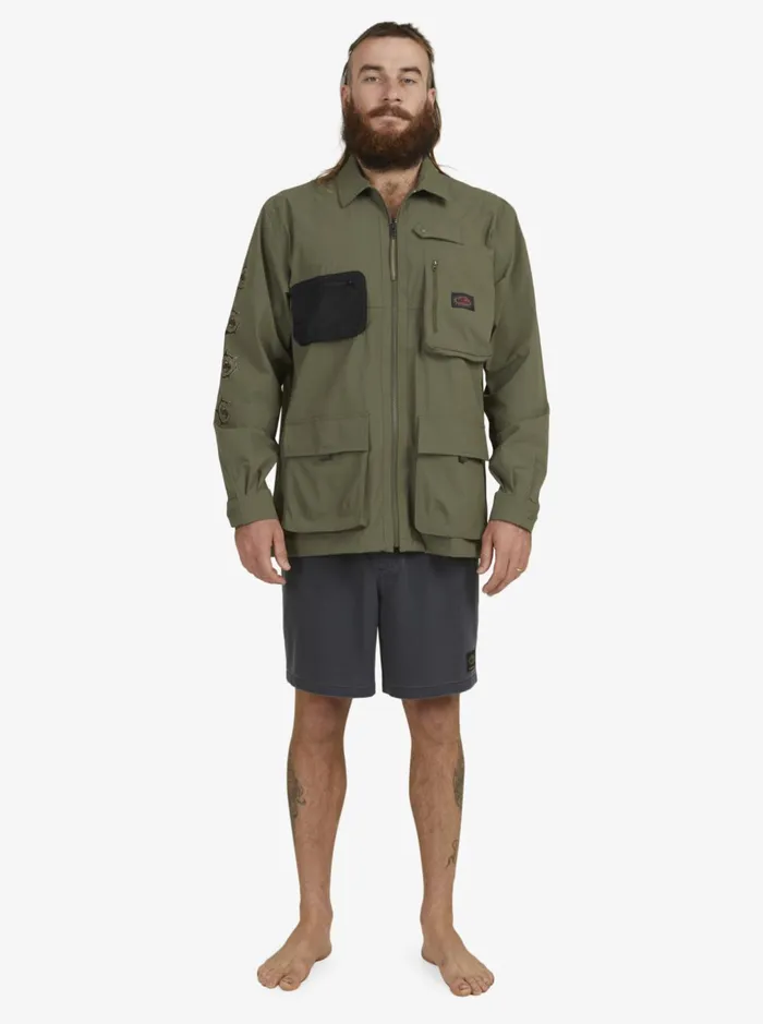 Men Quiksilver Shirts and Polos Under Sky Long Sleeve Shirt Grape Leaf Men Quiksilver Shirts and Polos Under Sky Long Sleeve Shirt Grape Leaf