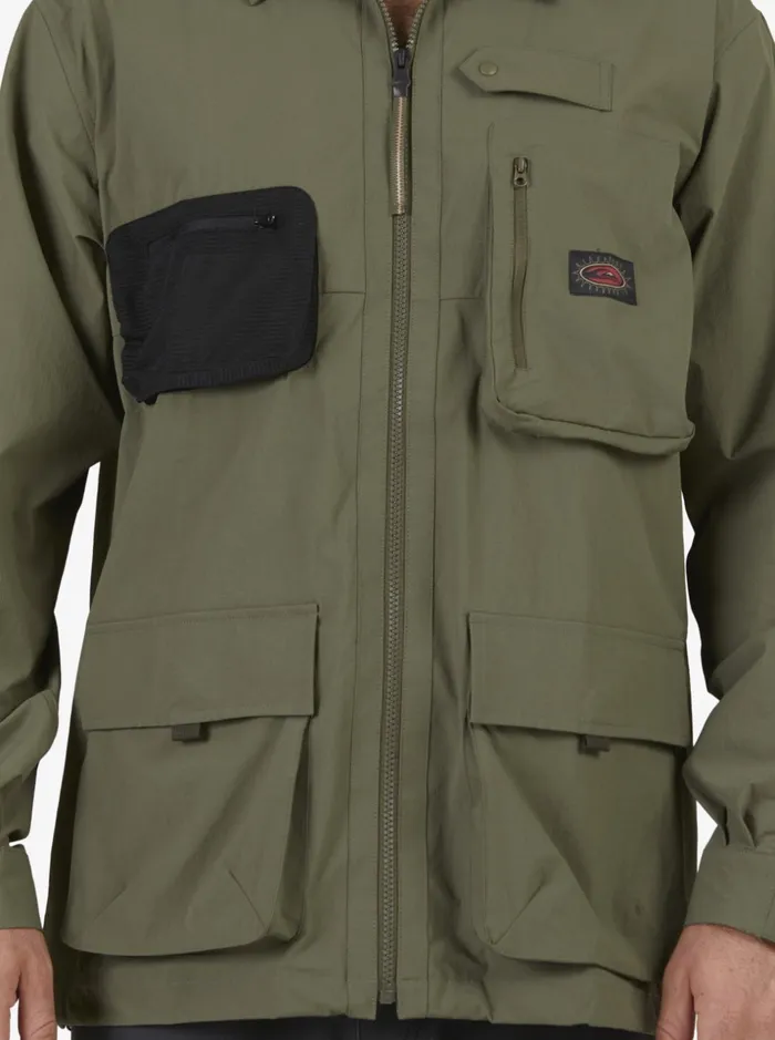 Men Quiksilver Shirts and Polos Under Sky Long Sleeve Shirt Grape Leaf Men Quiksilver Shirts and Polos Under Sky Long Sleeve Shirt Grape Leaf