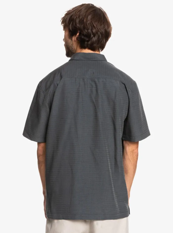 Men Quiksilver Shirts and Polos Waterman Centinela Premium AntiWrinkle Shirt Black Centinella Men Quiksilver Shirts and Polos Waterman Centinela Premium AntiWrinkle Shirt Black Centinella