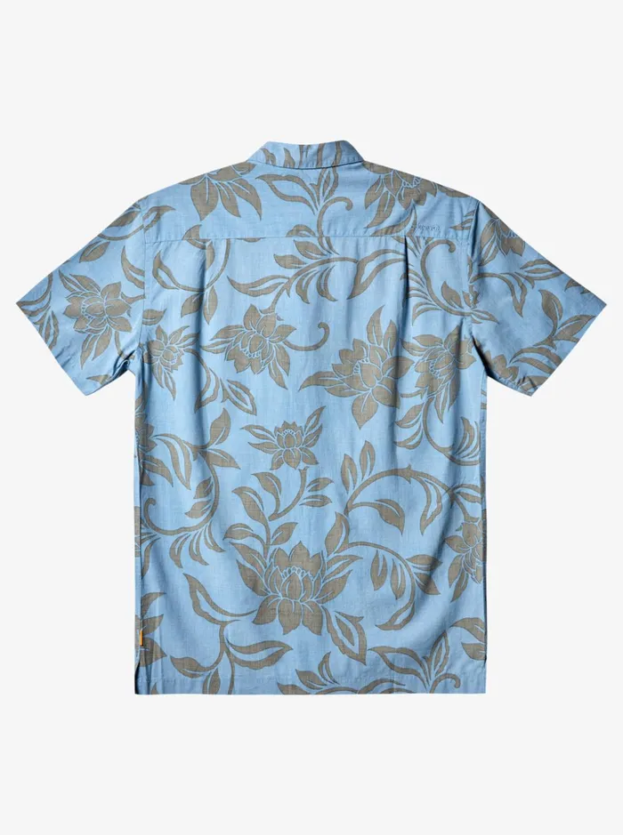 Men Quiksilver Shirts and Polos Waterman Every Weekend Short Sleeve Shirt Dusk Blue Every Weekend W Men Quiksilver Shirts and Polos Waterman Every Weekend Short Sleeve Shirt Dusk Blue Every Weekend W