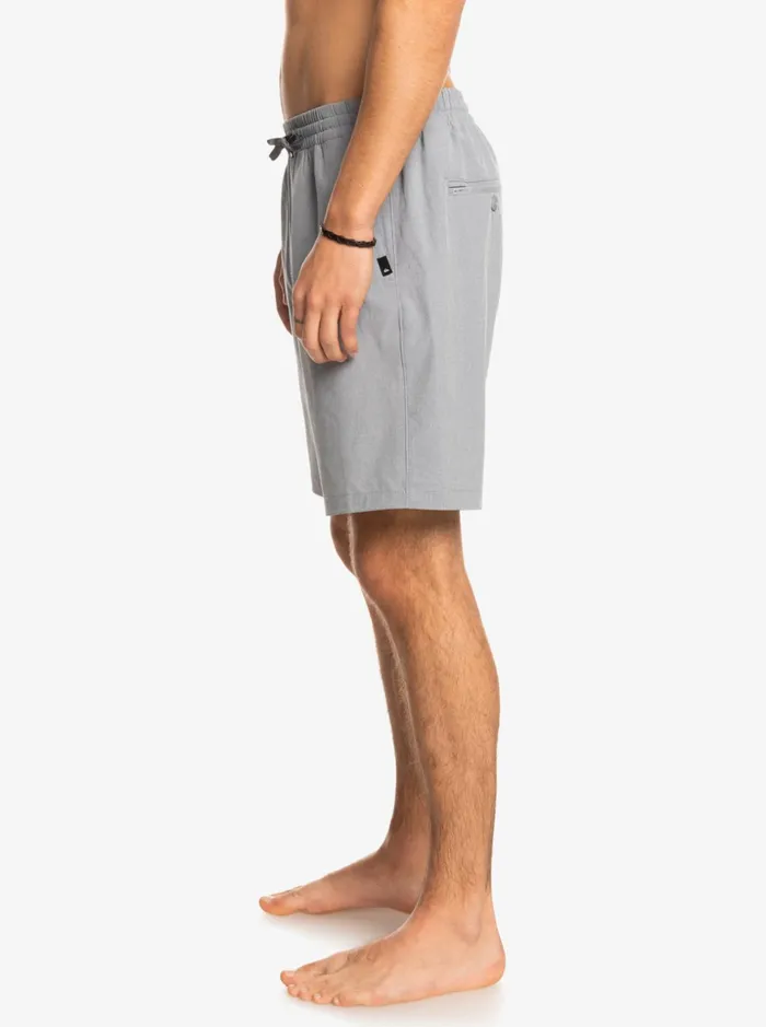 Men Quiksilver Shorts and Amphibians Elastic Heather Amphibian 18034 Hybrid Shorts Sleet Men Quiksilver Shorts and Amphibians Elastic Heather Amphibian 18034 Hybrid Shorts Sleet