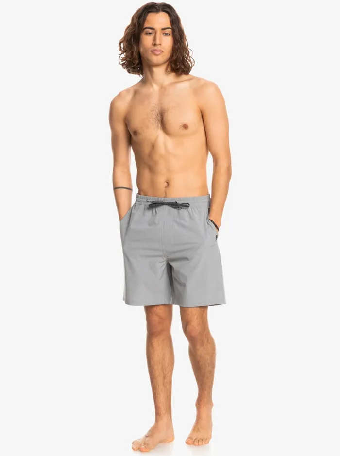 Men Quiksilver Shorts and Amphibians Elastic Heather Amphibian 18034 Hybrid Shorts Sleet Men Quiksilver Shorts and Amphibians Elastic Heather Amphibian 18034 Hybrid Shorts Sleet