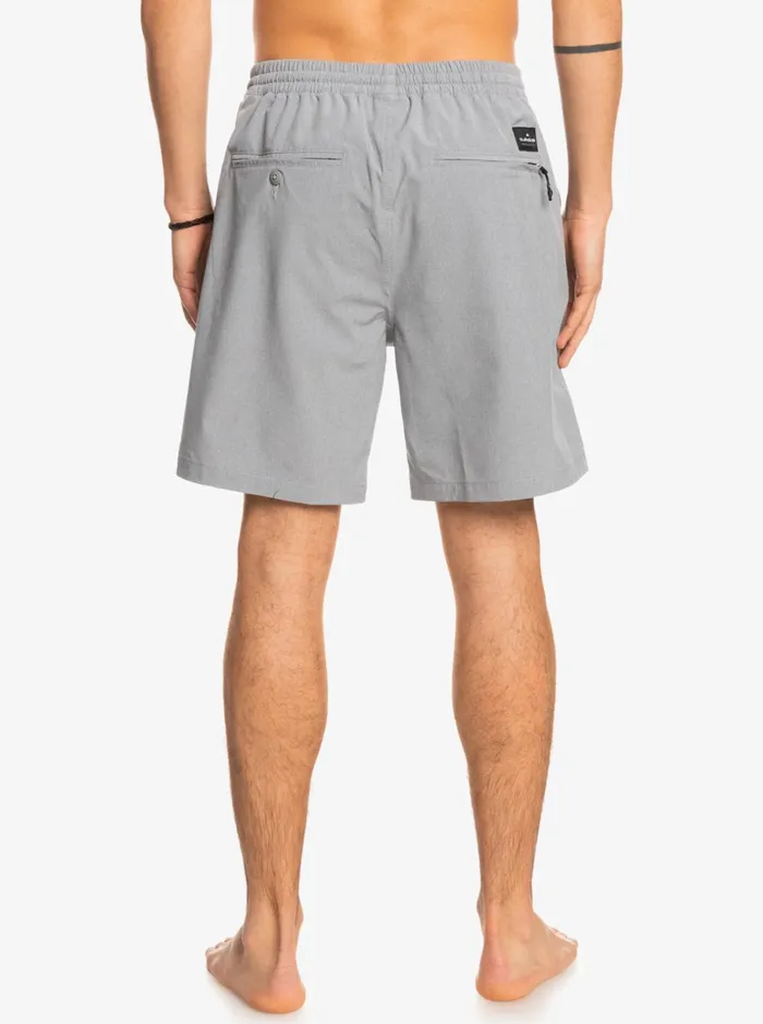 Men Quiksilver Shorts and Amphibians Elastic Heather Amphibian 18034 Hybrid Shorts Sleet Men Quiksilver Shorts and Amphibians Elastic Heather Amphibian 18034 Hybrid Shorts Sleet