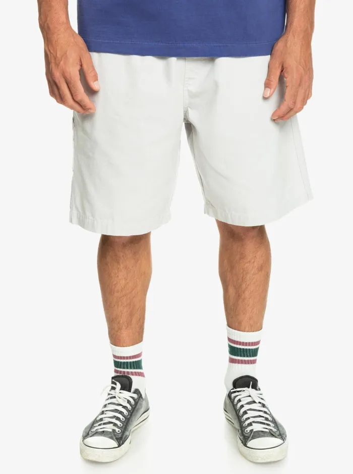 Men Quiksilver Shorts and Amphibians Saturn Elasticized 21034 Shorts Gray Violet Men Quiksilver Shorts and Amphibians Saturn Elasticized 21034 Shorts Gray Violet