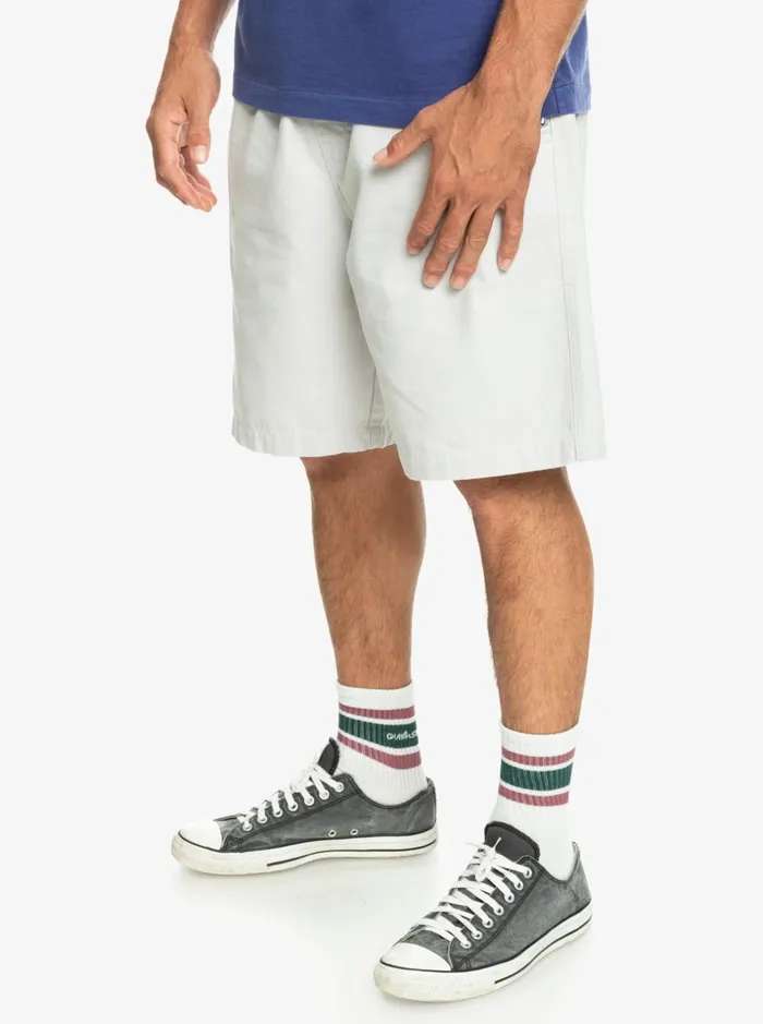 Men Quiksilver Shorts and Amphibians Saturn Elasticized 21034 Shorts Gray Violet Men Quiksilver Shorts and Amphibians Saturn Elasticized 21034 Shorts Gray Violet
