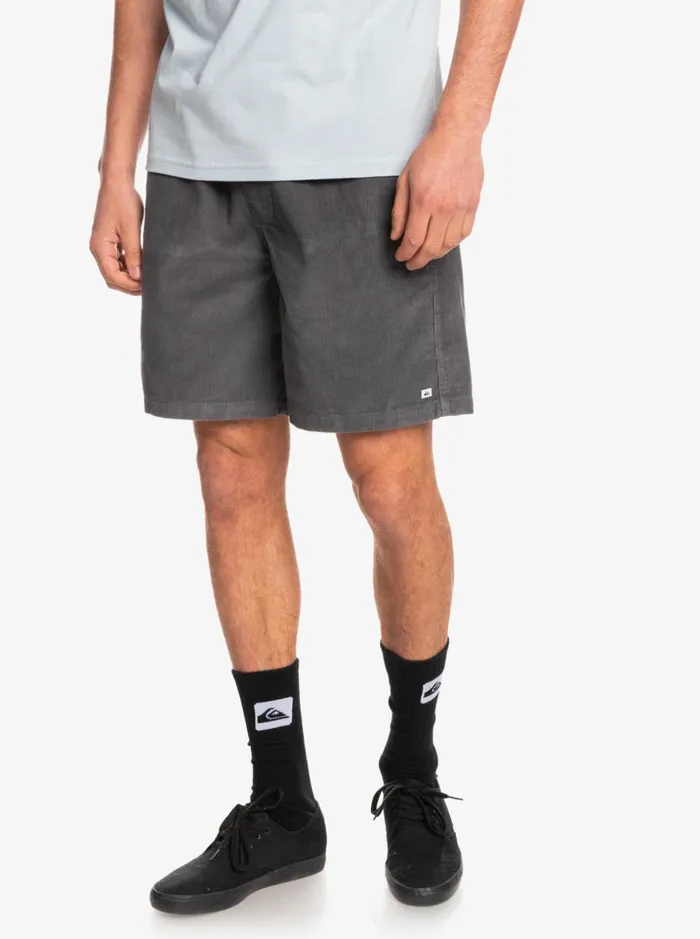 Men Quiksilver Shorts and Amphibians Taxer Cord Shorts Iron Gate Men Quiksilver Shorts and Amphibians Taxer Cord Shorts Iron Gate