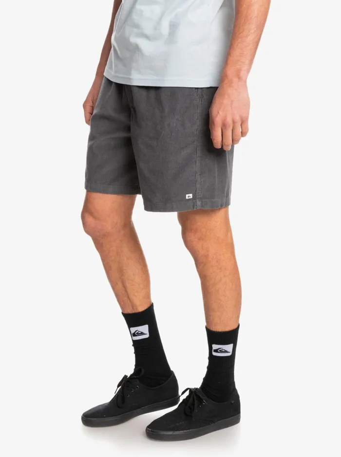 Men Quiksilver Shorts and Amphibians Taxer Cord Shorts Iron Gate Men Quiksilver Shorts and Amphibians Taxer Cord Shorts Iron Gate