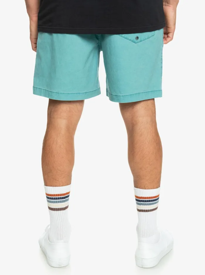 Men Quiksilver Shorts and Amphibians Taxer Elastic Waist Shorts Brittany Blue Men Quiksilver Shorts and Amphibians Taxer Elastic Waist Shorts Brittany Blue