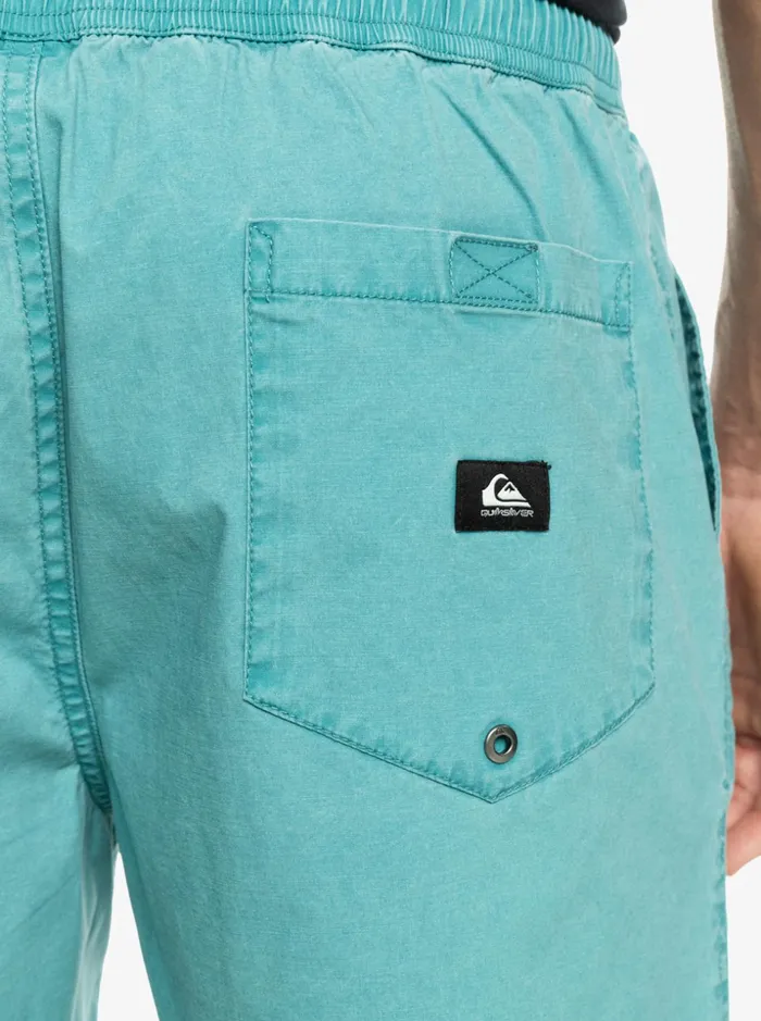 Men Quiksilver Shorts and Amphibians Taxer Elastic Waist Shorts Brittany Blue Men Quiksilver Shorts and Amphibians Taxer Elastic Waist Shorts Brittany Blue