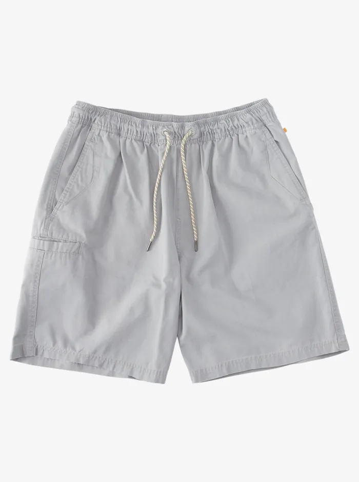 Men Quiksilver Shorts and Amphibians Waterman Last Light Elastic Waist 19034 Shorts Sharkskin
