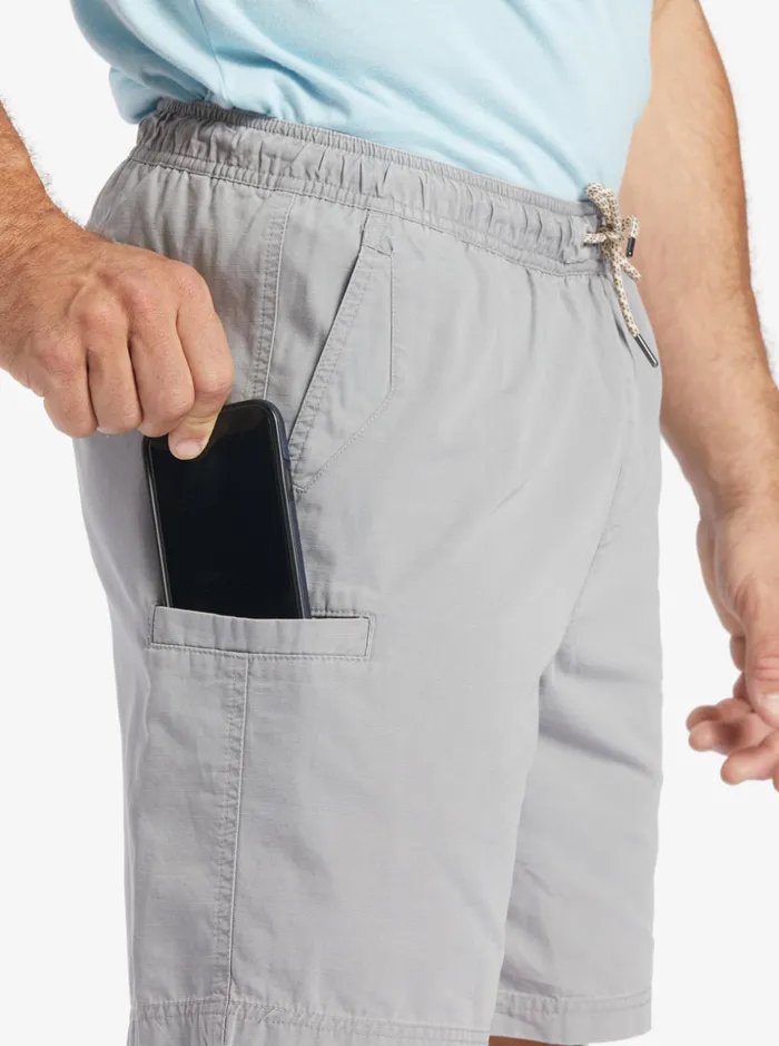 Men Quiksilver Shorts and Amphibians Waterman Last Light Elastic Waist 19034 Shorts Sharkskin Men Quiksilver Shorts and Amphibians Waterman Last Light Elastic Waist 19034 Shorts Sharkskin