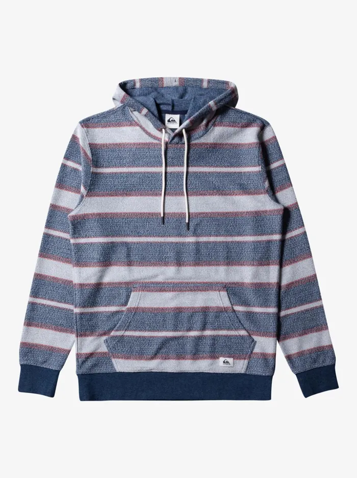 Men Quiksilver Sweatshirts and Hoodies Great Otway Hoodie Midnight Navy Great Otway