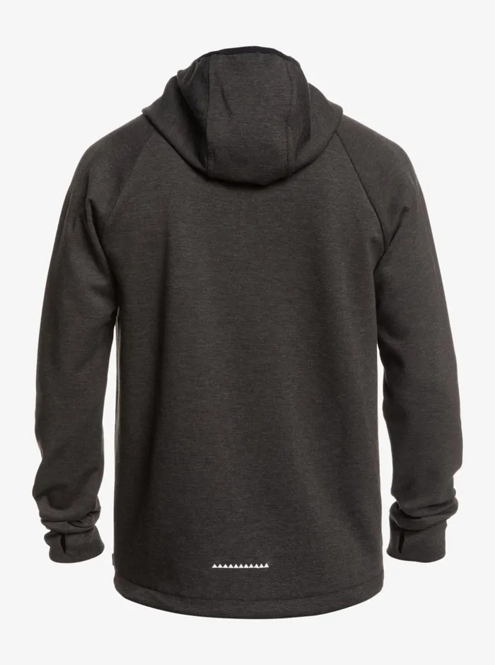 Men Quiksilver Sweatshirts and Hoodies Step Off Hoodie Phantom Heather Men Quiksilver Sweatshirts and Hoodies Step Off Hoodie Phantom Heather