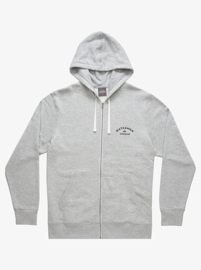 Men Quiksilver Sweatshirts and Hoodies Waterman After Surf ZipUp Hoodie Light Grey Heather Men Quiksilver Sweatshirts and Hoodies Waterman After Surf ZipUp Hoodie Light Grey Heather