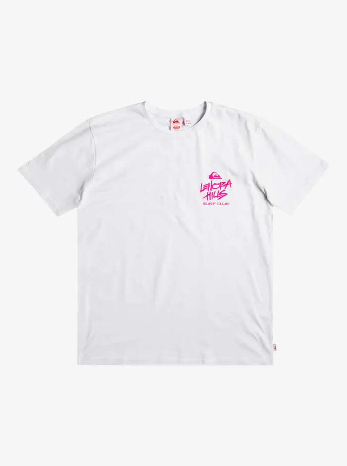 Men Quiksilver Tees Quiksilver X Stranger Things Lenora TShirt White