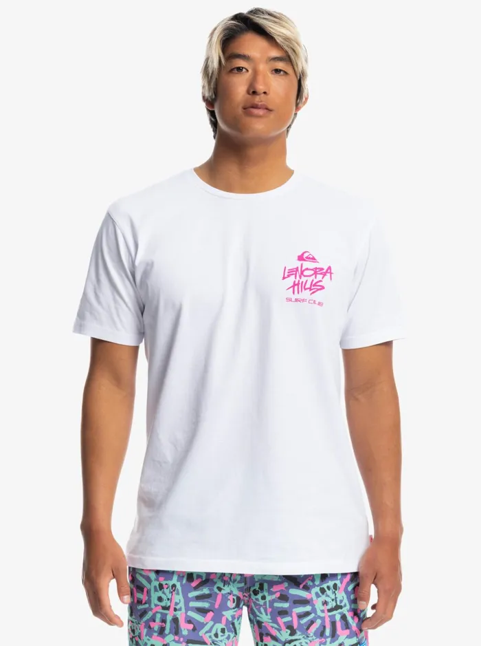 Men Quiksilver Tees Quiksilver X Stranger Things Lenora TShirt White Men Quiksilver Tees Quiksilver X Stranger Things Lenora TShirt White