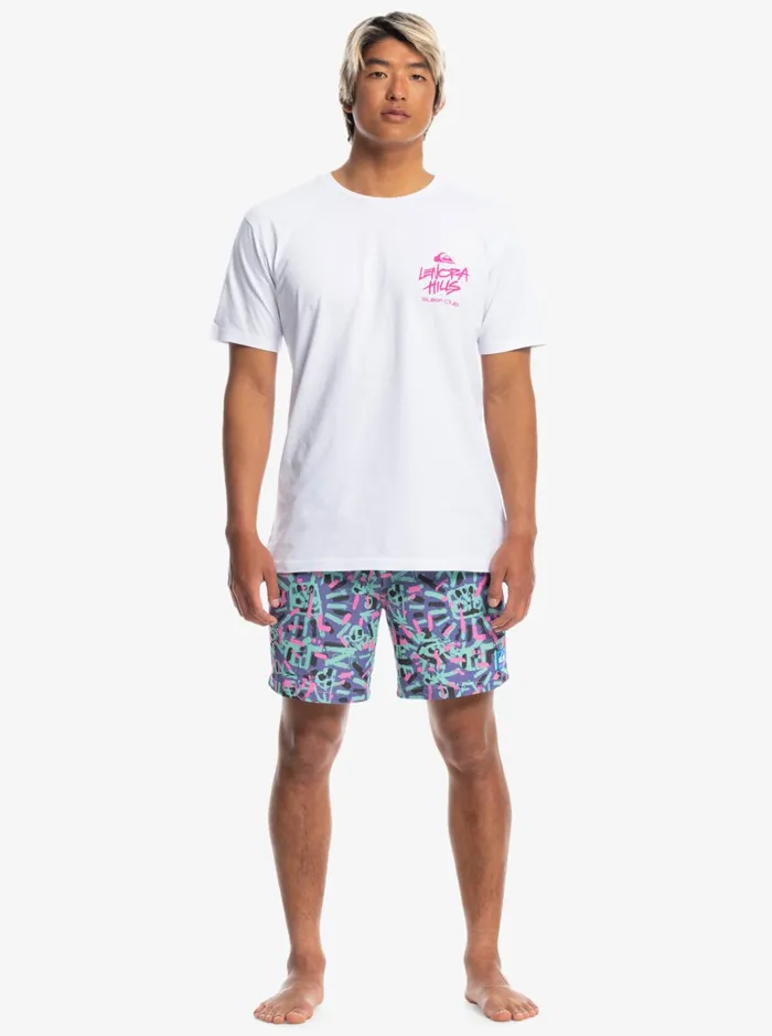 Men Quiksilver Tees Quiksilver X Stranger Things Lenora TShirt White Men Quiksilver Tees Quiksilver X Stranger Things Lenora TShirt White