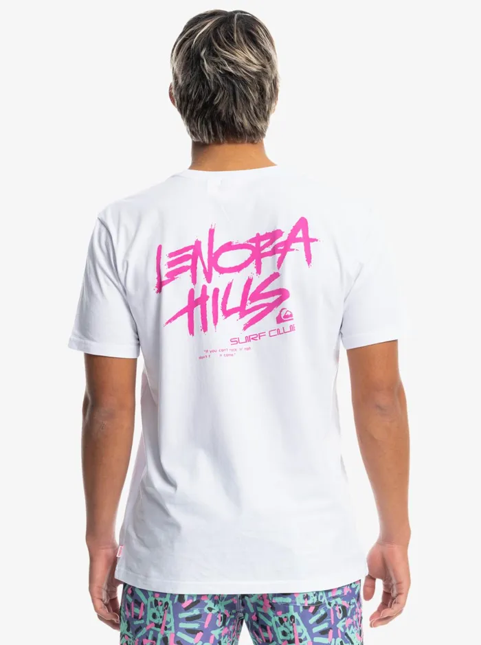 Men Quiksilver Tees Quiksilver X Stranger Things Lenora TShirt White Men Quiksilver Tees Quiksilver X Stranger Things Lenora TShirt White