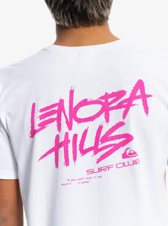 Men Quiksilver Tees Quiksilver X Stranger Things Lenora TShirt White Men Quiksilver Tees Quiksilver X Stranger Things Lenora TShirt White