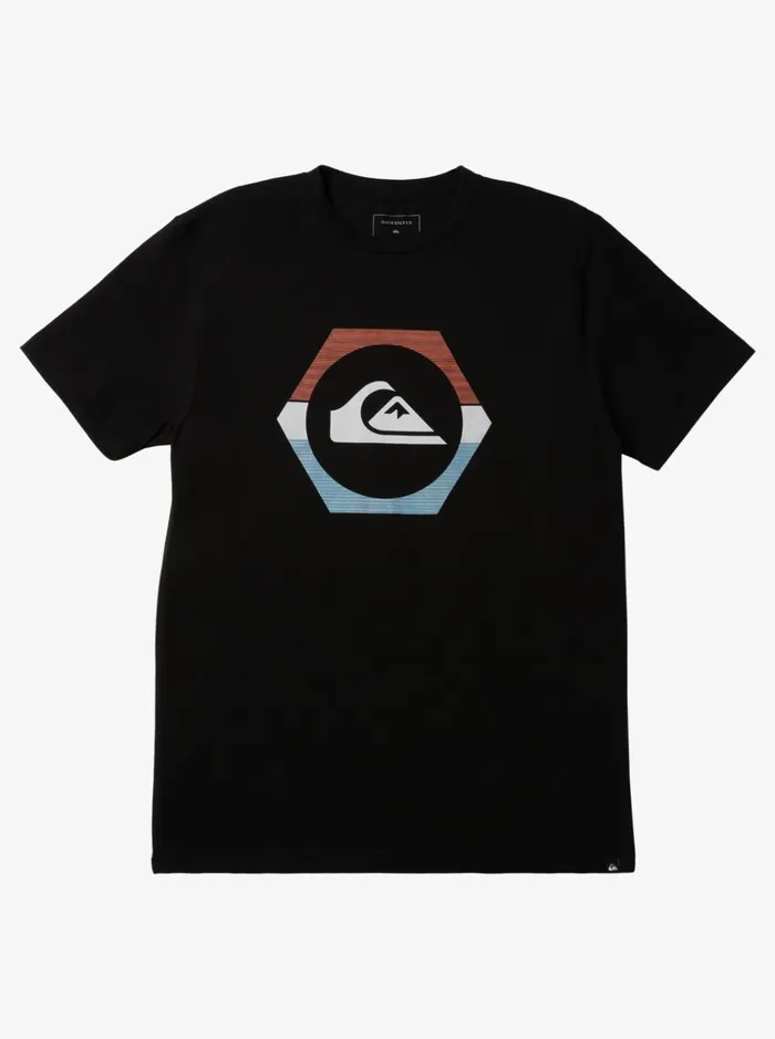 Men Quiksilver Tees Shapeshifter TShirt Black