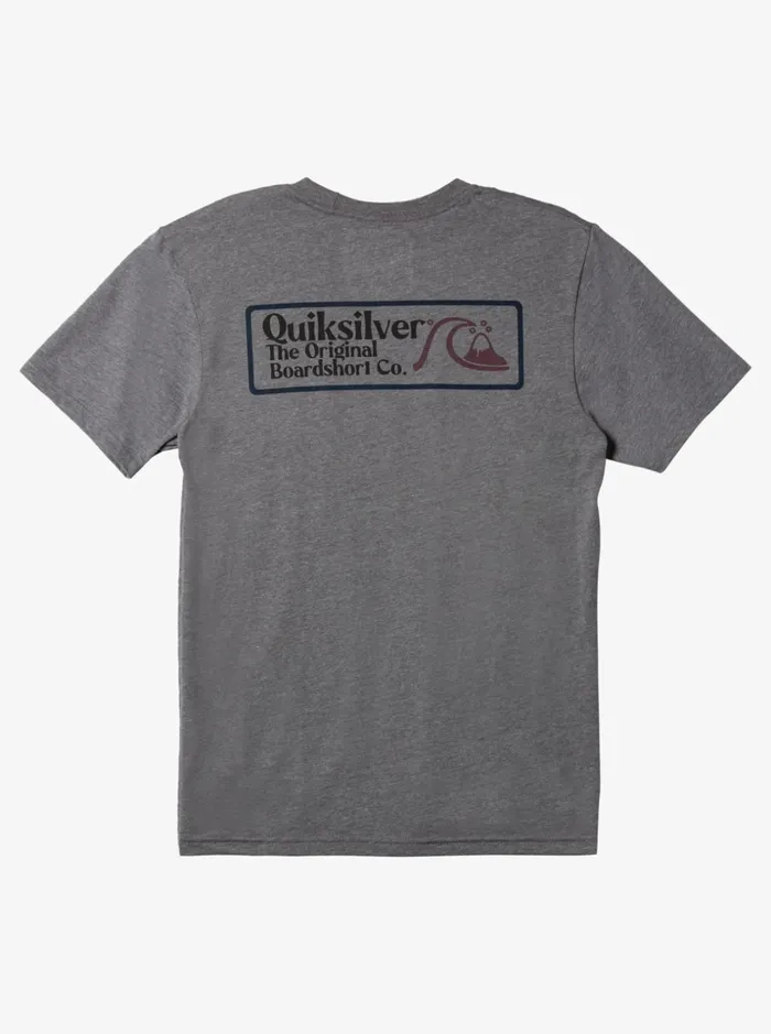 Men Quiksilver Tees Square Biz Mod Tshirt Medium Grey Heather Men Quiksilver Tees Square Biz Mod Tshirt Medium Grey Heather