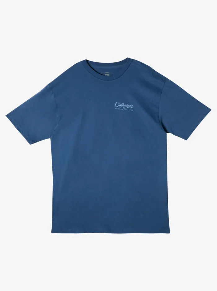 Men Quiksilver Tees Waterman Undertow TShirt Ensign Blue