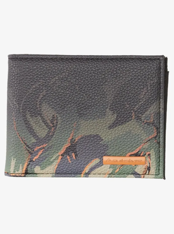 Men Quiksilver Wallets Freshness TriFold Wallet Camo 8211 Plage