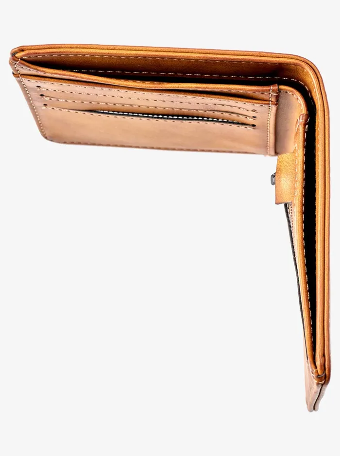 Men Quiksilver Wallets Slim Rays BiFold Wallet Chocolate Brown Men Quiksilver Wallets Slim Rays BiFold Wallet Chocolate Brown