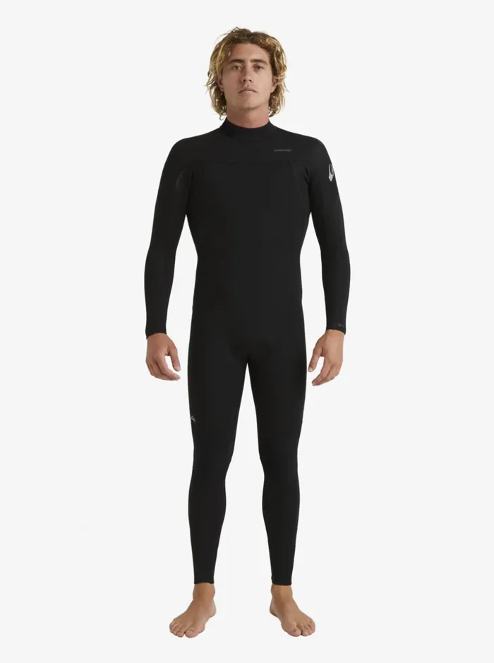 Men Quiksilver Wetsuits 32 Everyday Sessions BackZip Wetsuit Black