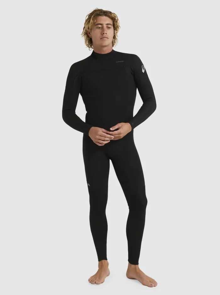Men Quiksilver Wetsuits 32 Everyday Sessions BackZip Wetsuit Black Men Quiksilver Wetsuits 32 Everyday Sessions BackZip Wetsuit Black