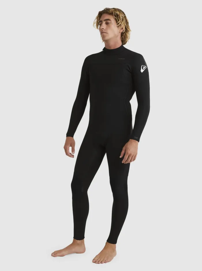 Men Quiksilver Wetsuits 32 Everyday Sessions BackZip Wetsuit Black Men Quiksilver Wetsuits 32 Everyday Sessions BackZip Wetsuit Black
